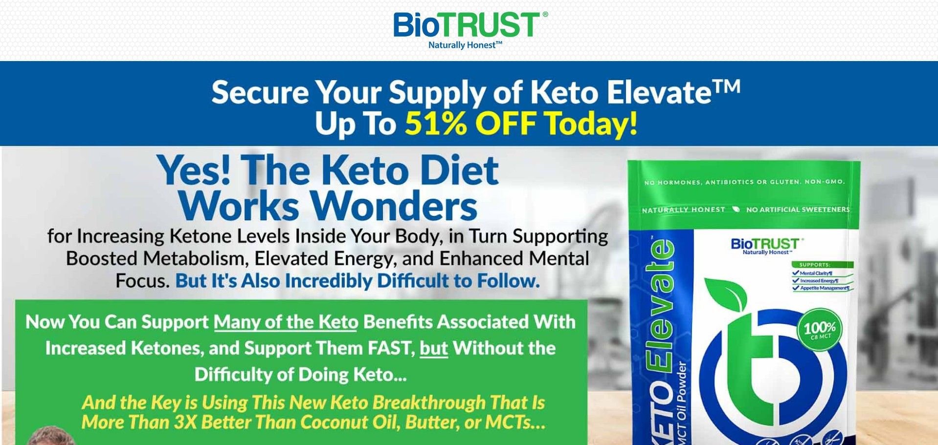 BioTrust Keto Elevate Product