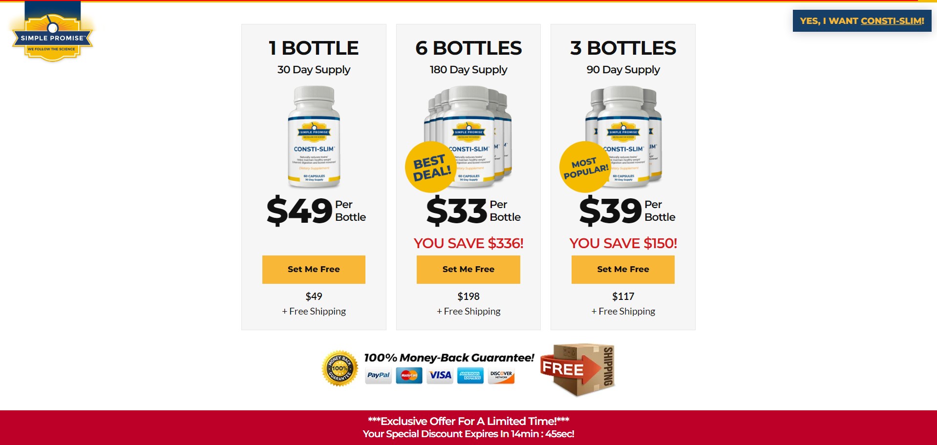 Consti-Slim Product
