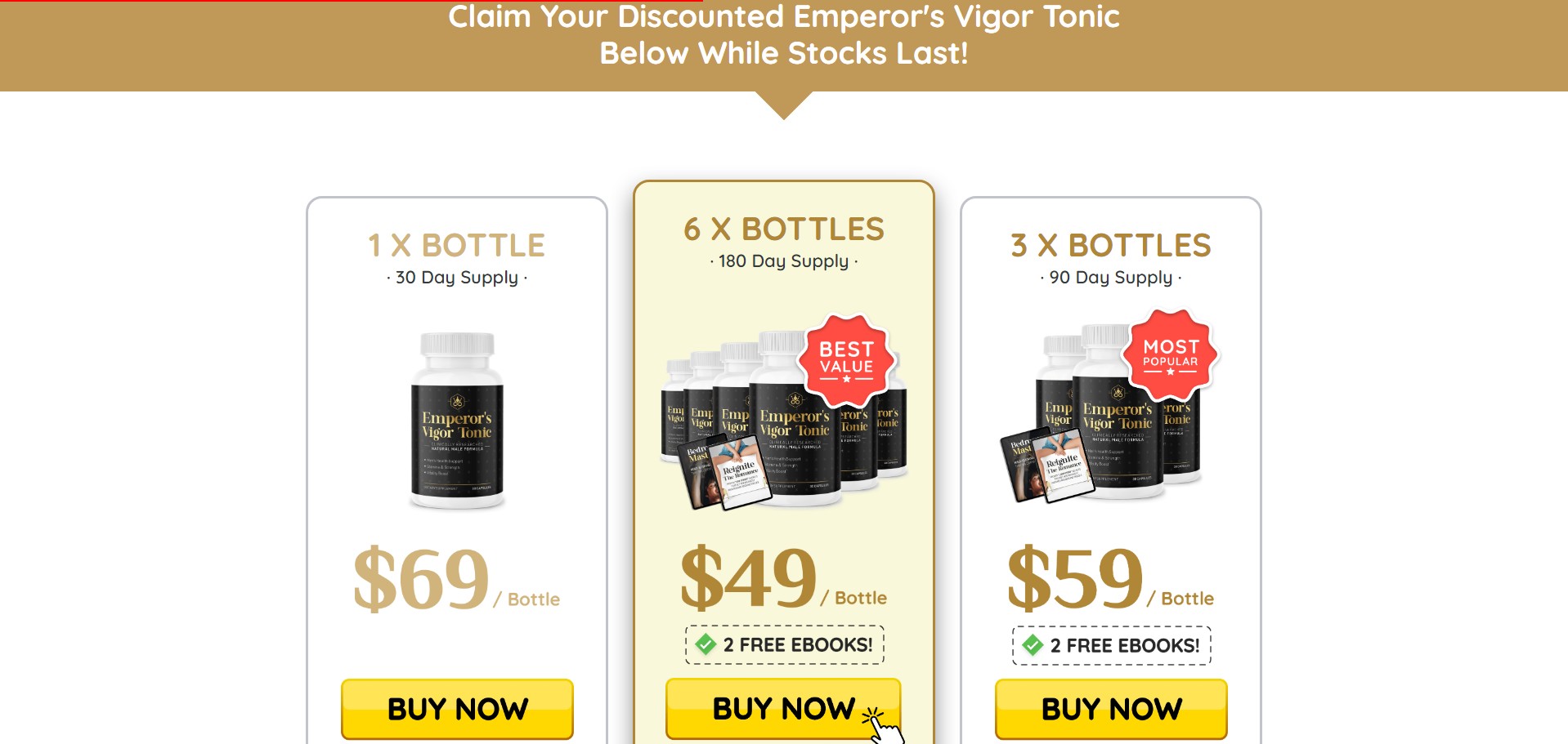 Emperor's Vigor Tonic Product