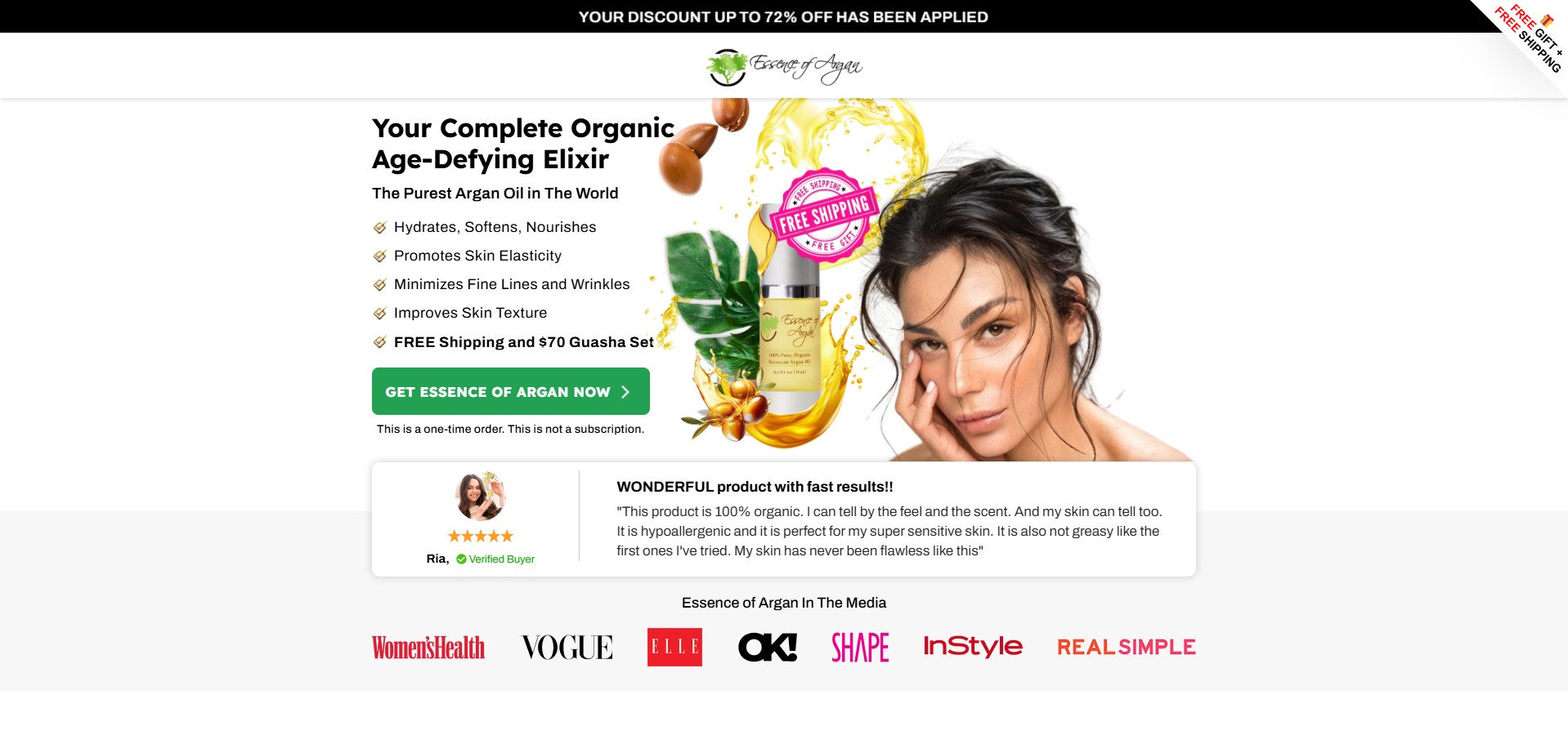 Essence of Argan Product
