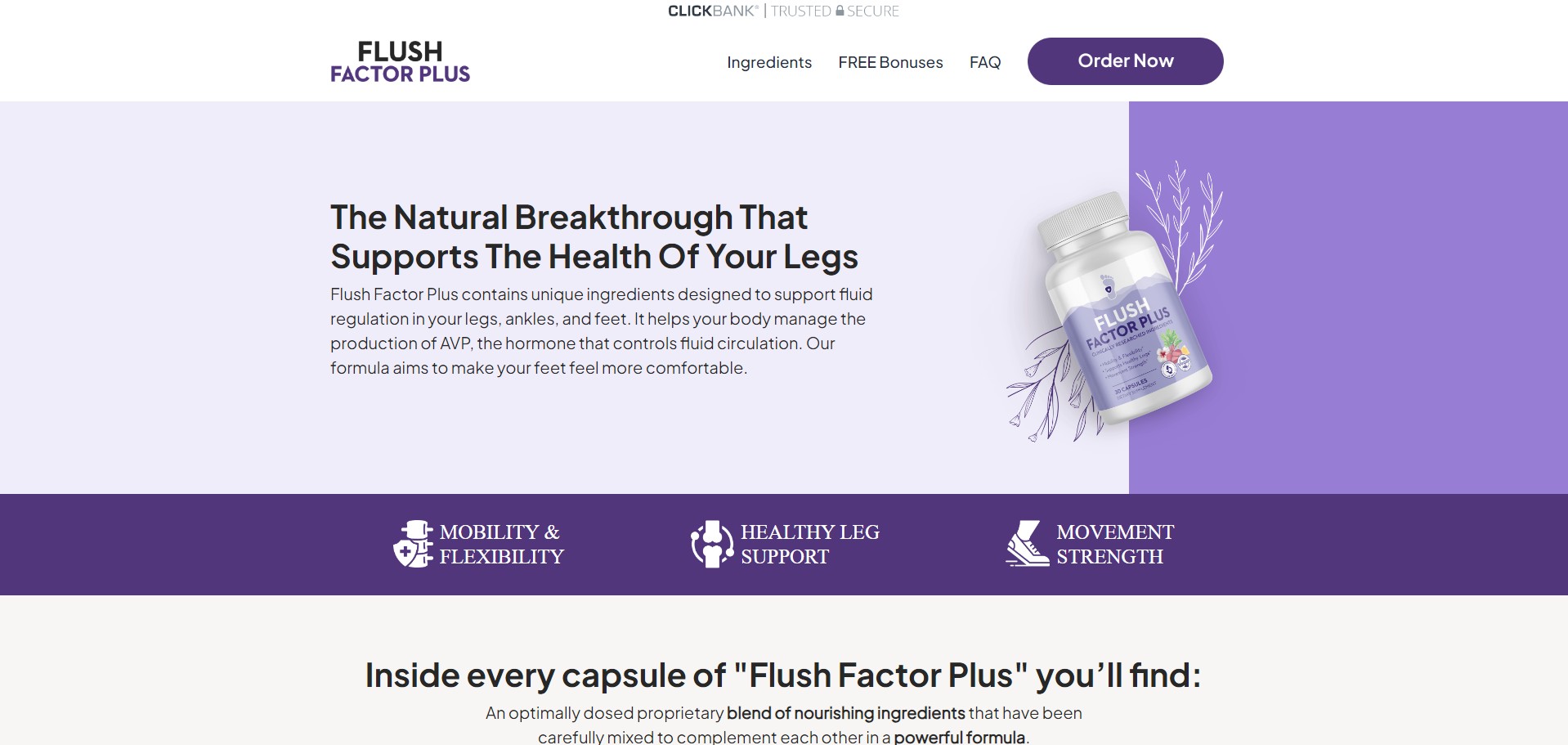 Flush Factor Plus Product