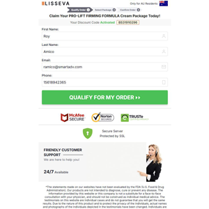 Lisseva Pro-Lift Product