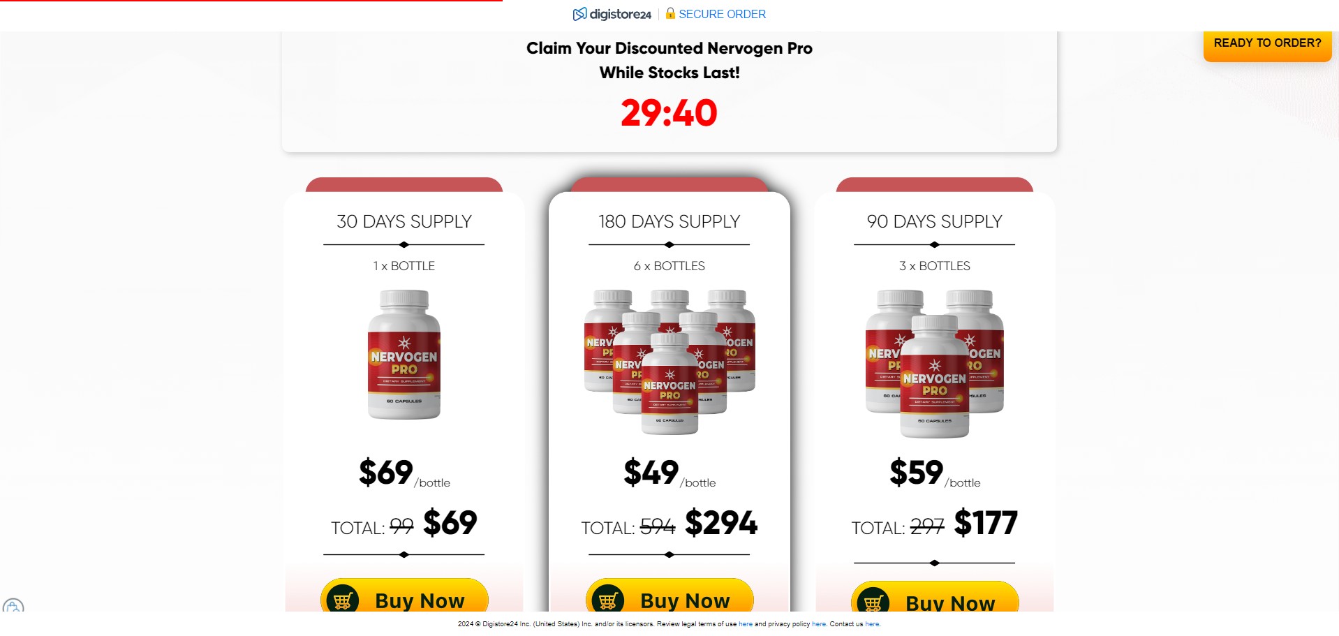 Nervogen Pro Product