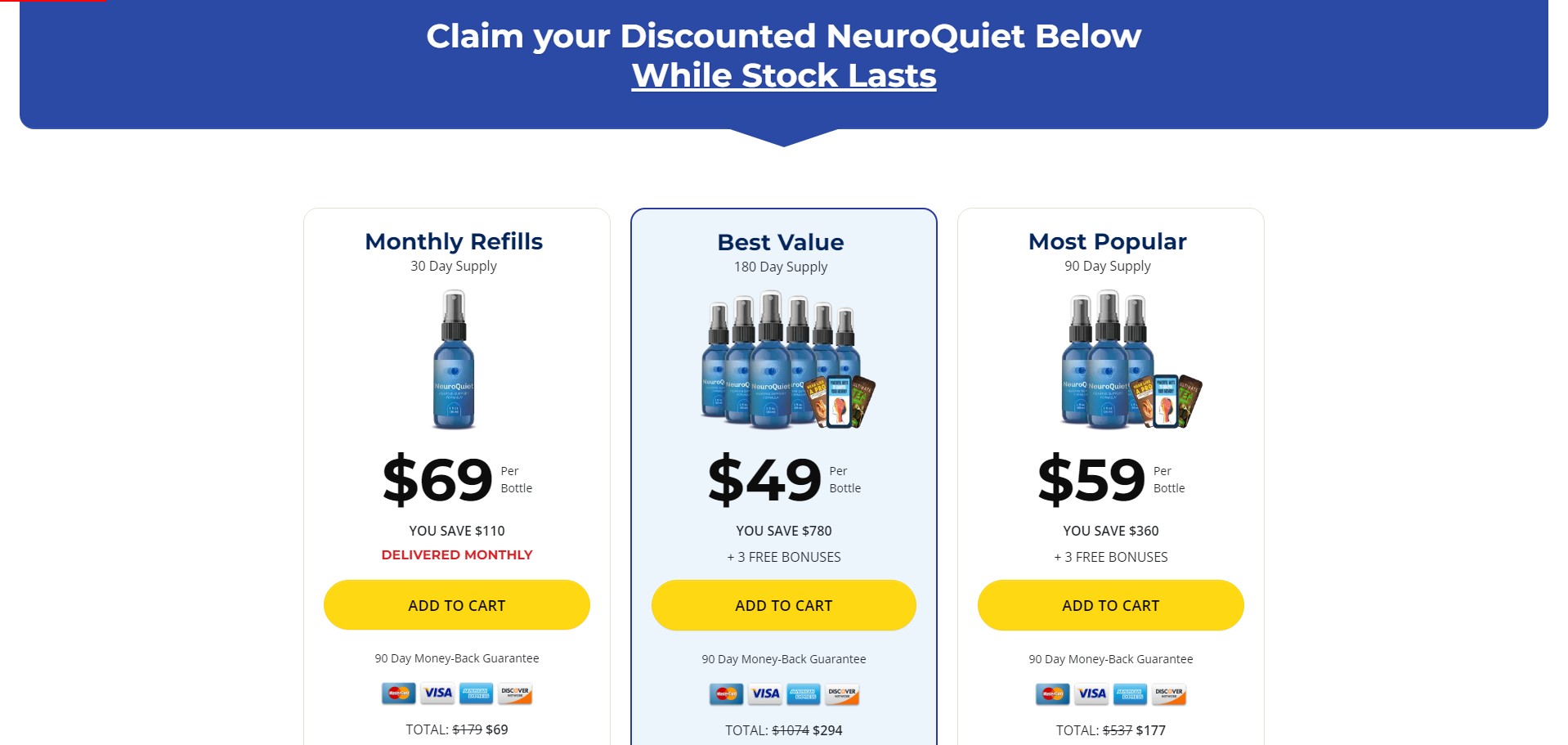 NeuroQuiet Product
