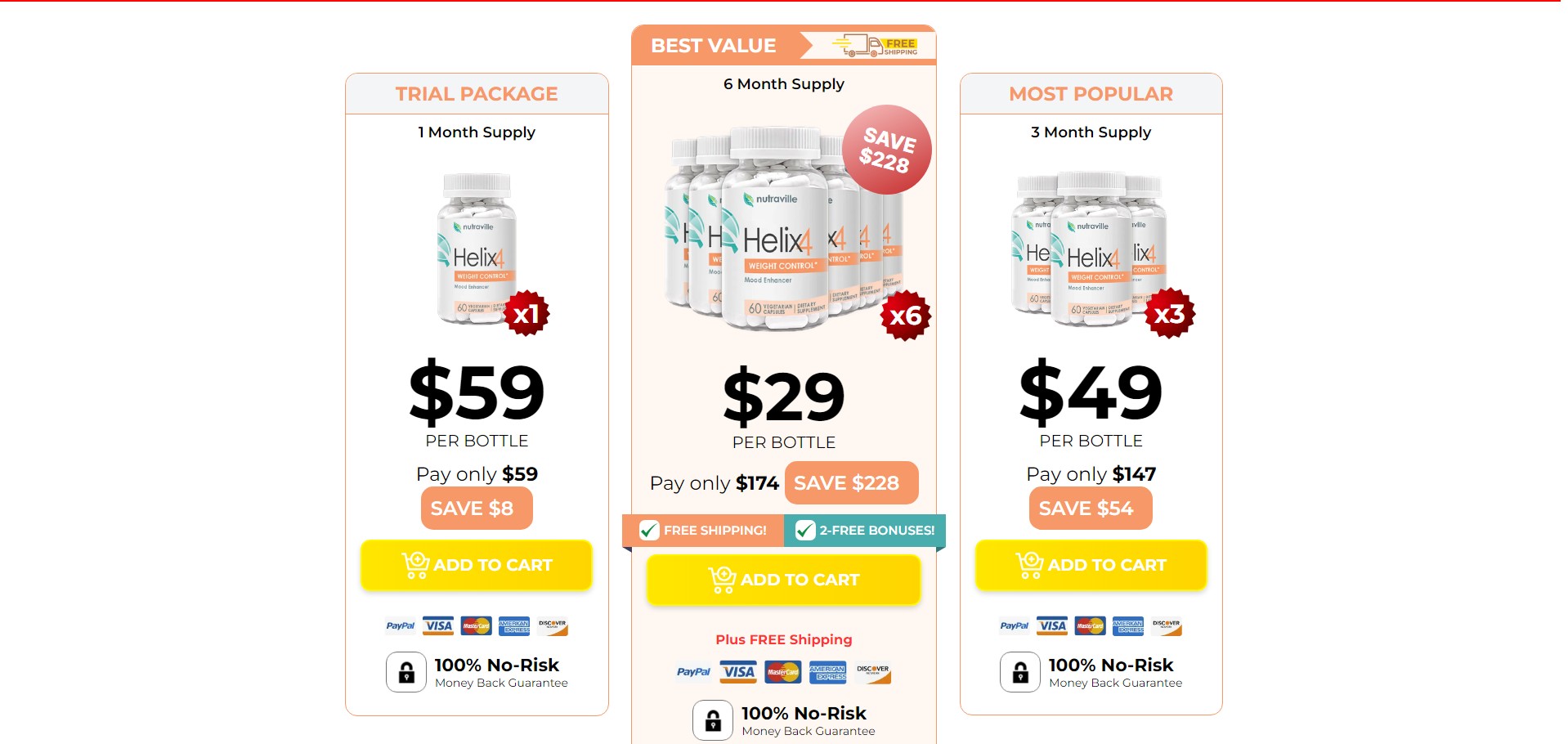 NUTRAVILLE HELIX 4 Product