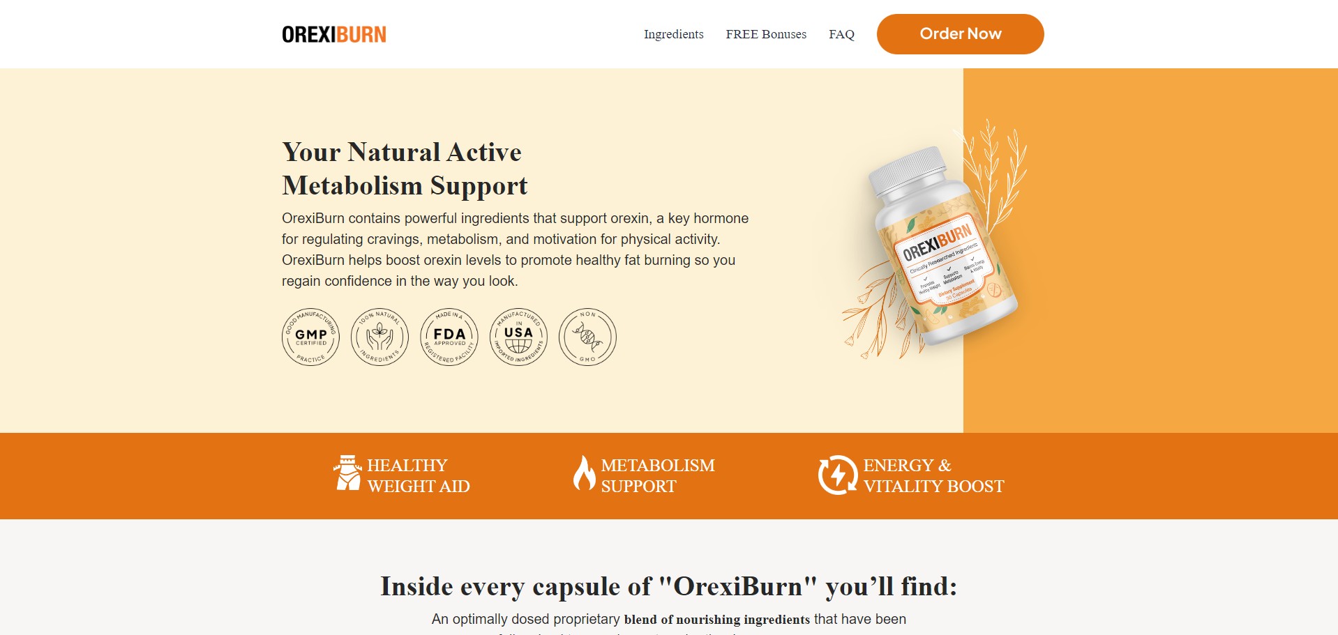 OrexiBurn Product