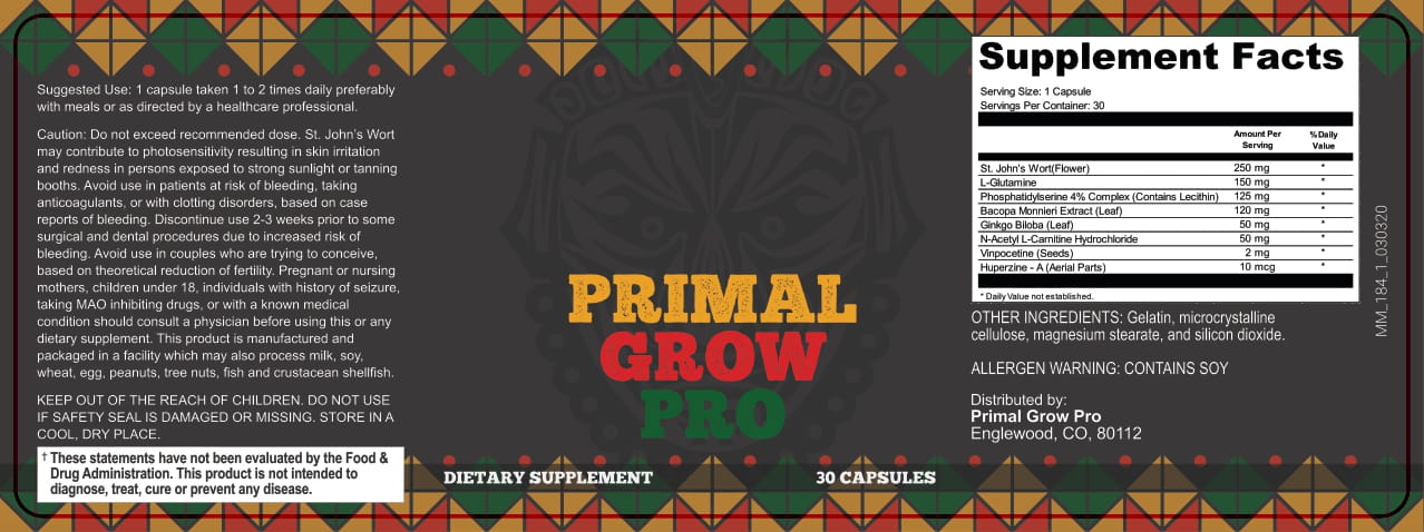 Primal Grow Pro Product