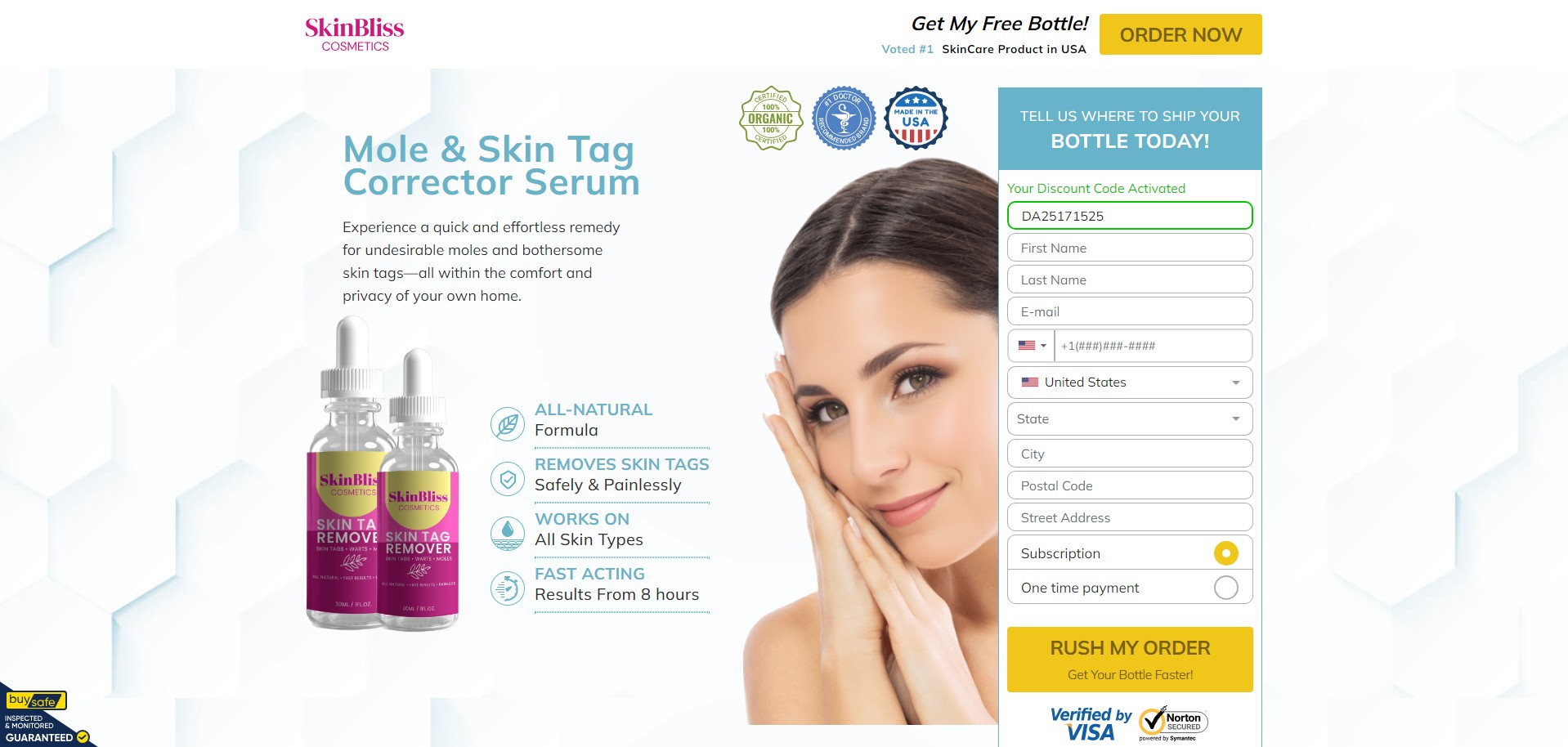 SkinBliss Product