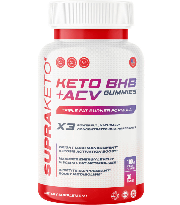 Supra Keto BHB + ACV Gummies