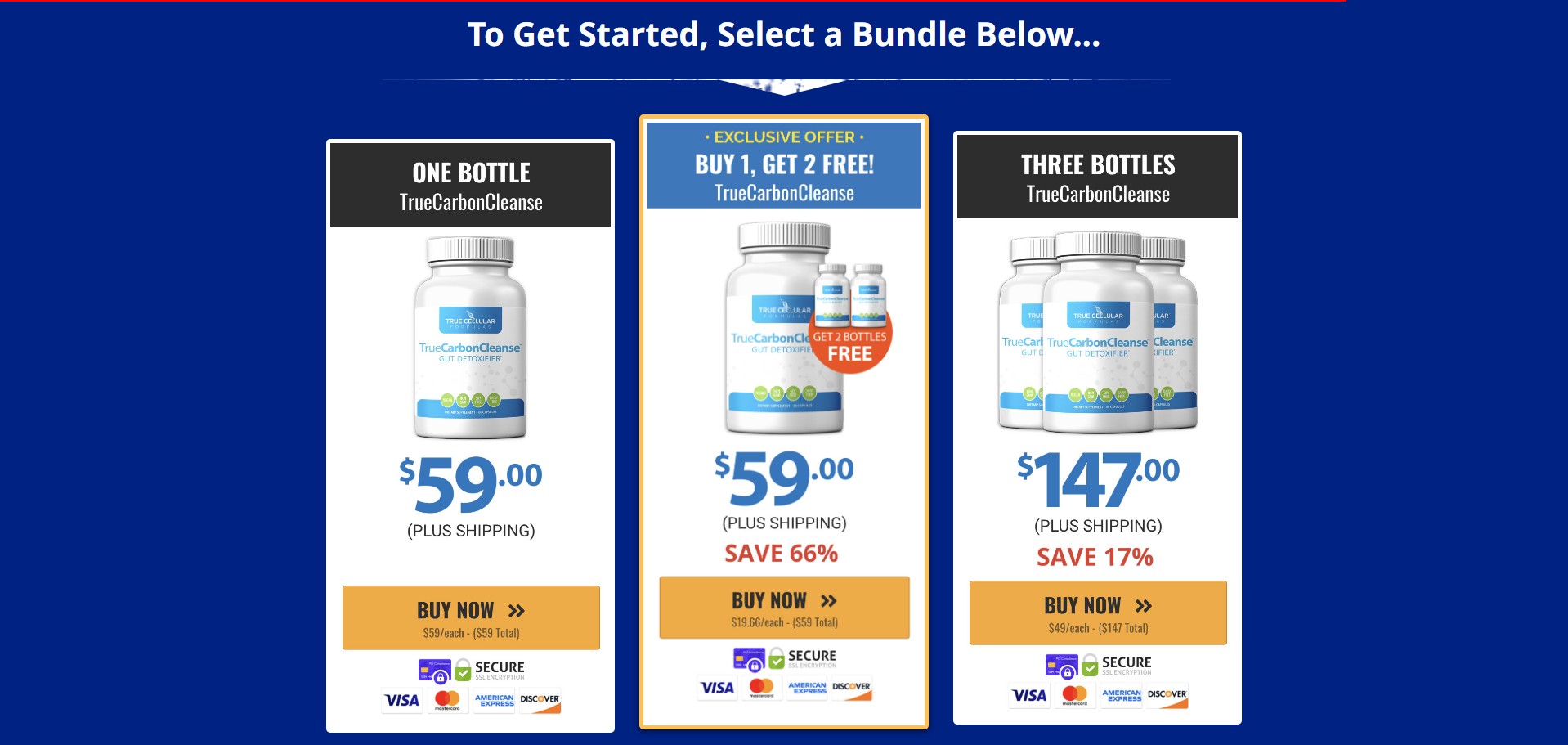 TrueCarbonCleanse Product